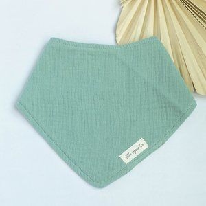 organic cotton muslin baby bib